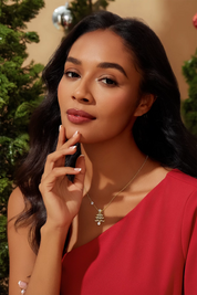 Womens Christmas Tree Pendant Necklace 2