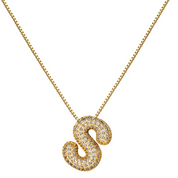 Womens Initial Necklace Letter S | CicyBell
