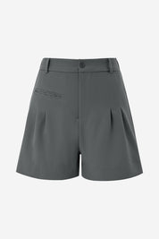Womens Grey Wide Leg Dressy Shorts | CicyBell