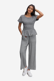Womens Grey 2 Piece Outfits