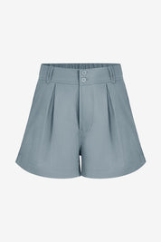 Womens Grey High Waisted Shorts | CicyBell