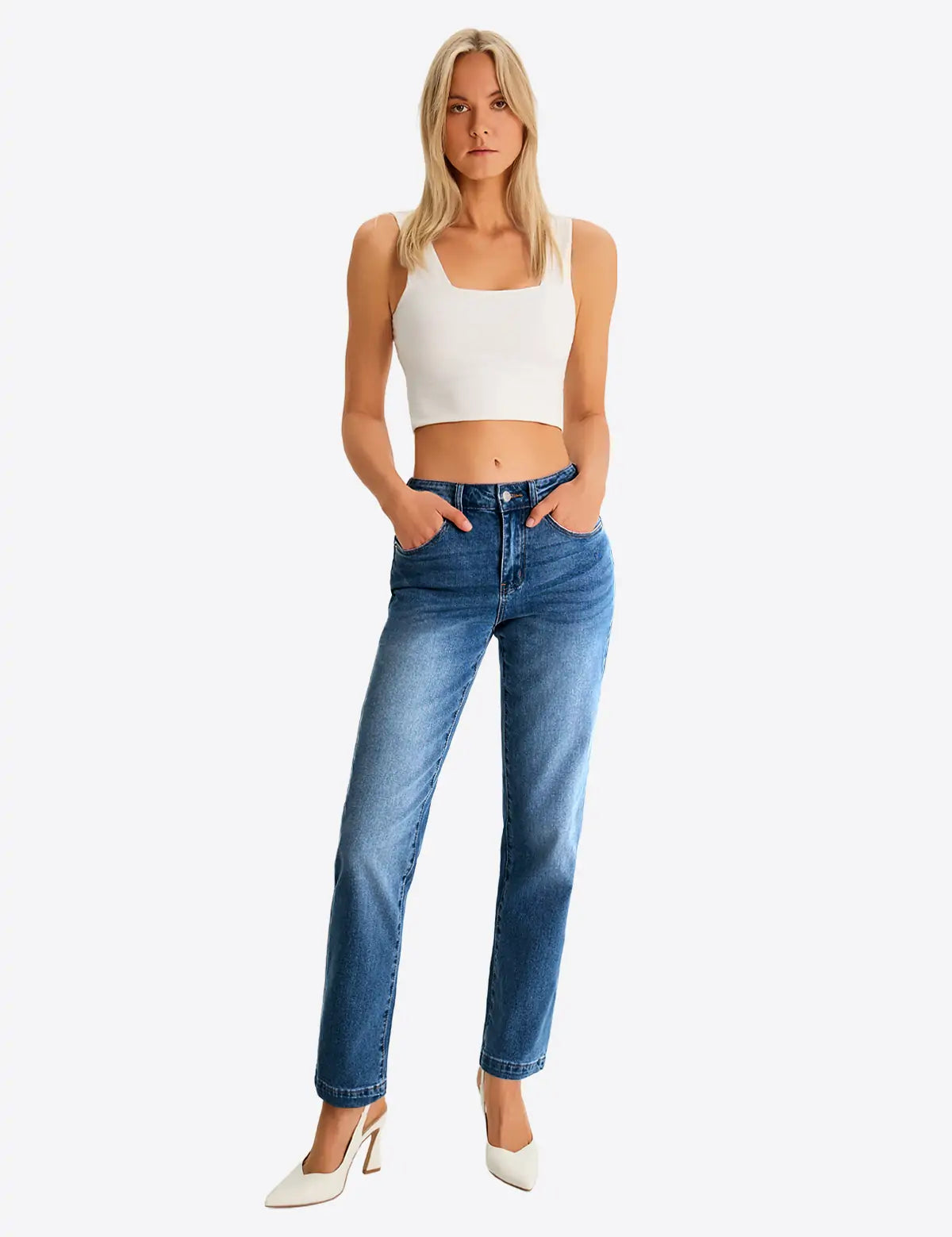 Womens JeanBlue Skinny Jeans 1