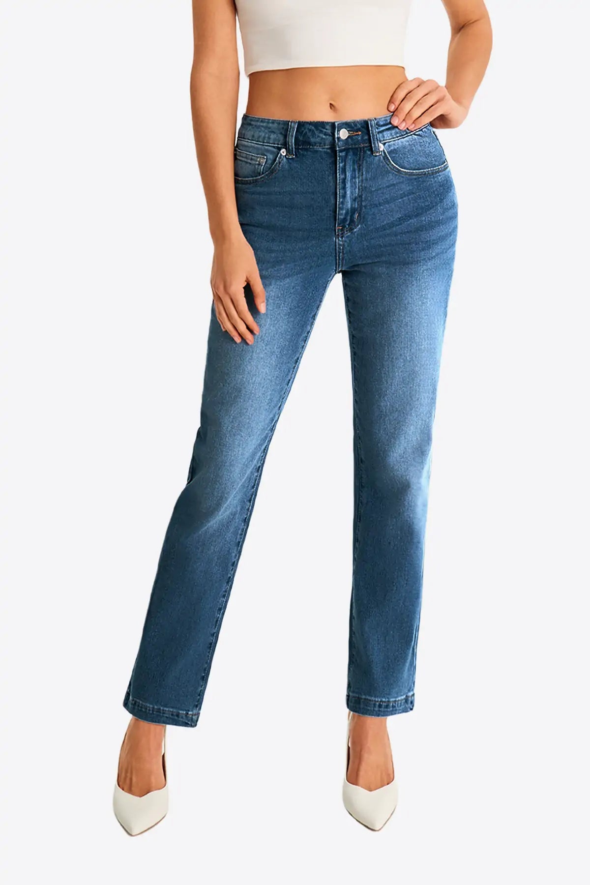 Womens Jean Blue Skinny Jeans | CicyBell