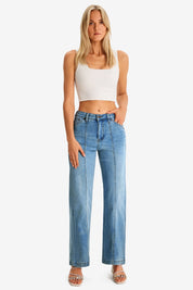 Womens Jean Blue Wide Leg Jeans