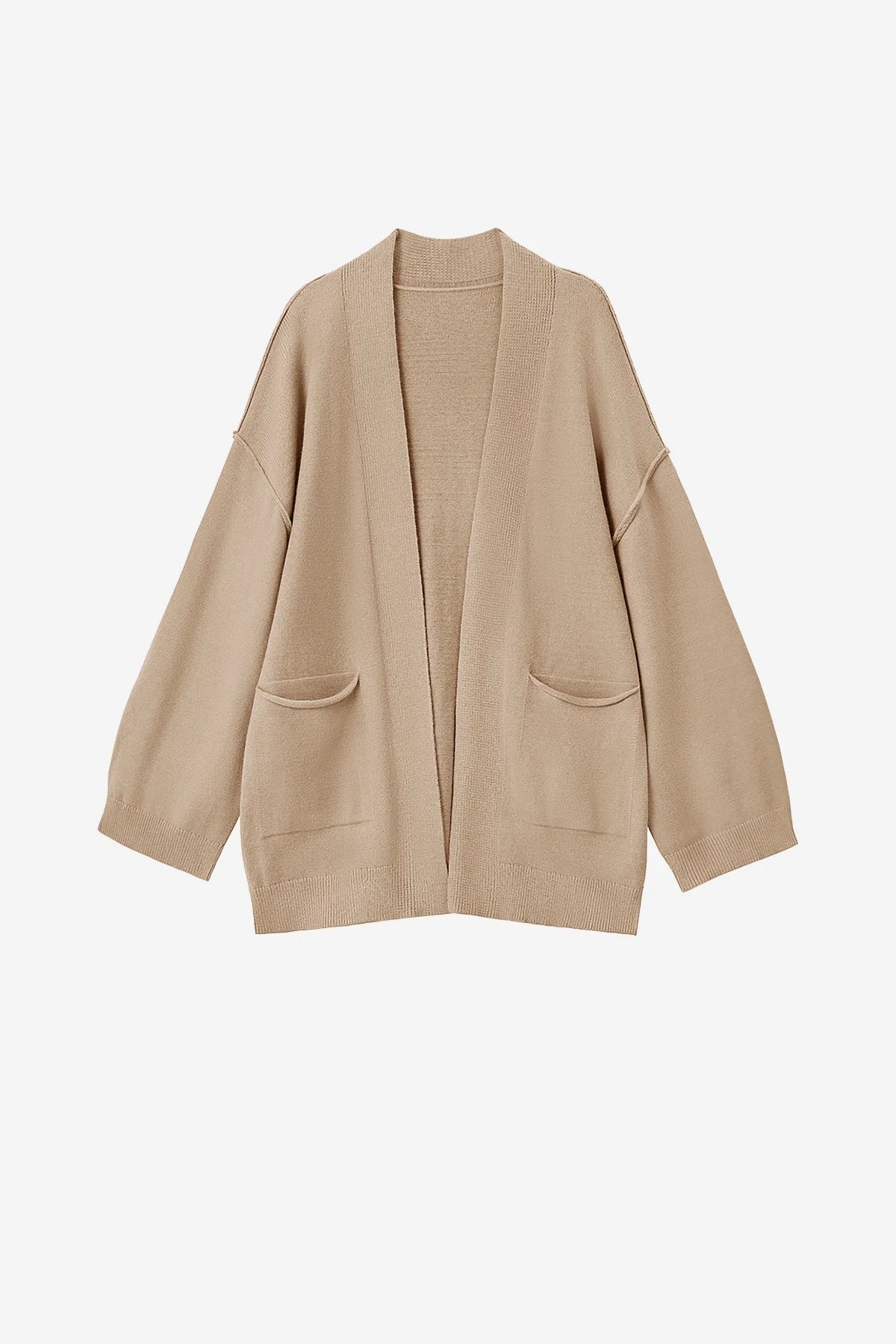 Womens Khaki Oversized Cardigans | CicyBell