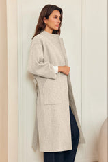Womens Khaki Long Pea Coats | CicyBell