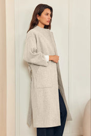 Womens Khaki Long Pea Coats | CicyBell