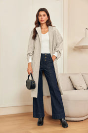 Womens Khaki Long Pea Coats | CicyBell