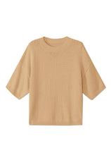 Womens Khaki Half Sleeve Sweaters | CicyBell