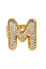 Womens Letter M Initial Rings | CicyBell