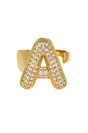 Womens Letter A Initial Rings | CicyBell