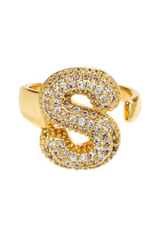 Womens Letter S Initial Rings | CicyBell