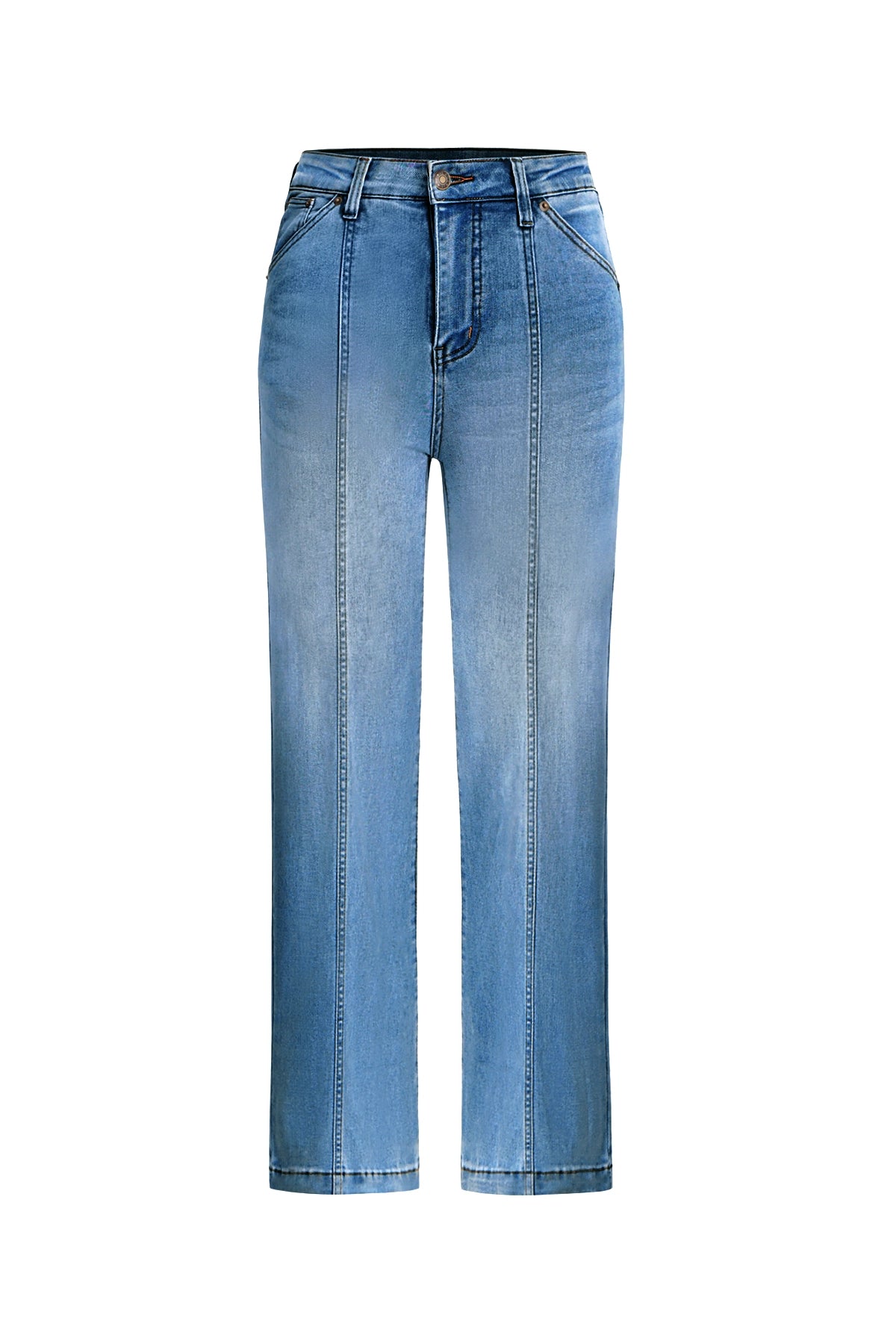 Womens Light Blue Wide Leg Jeans | CicyBell