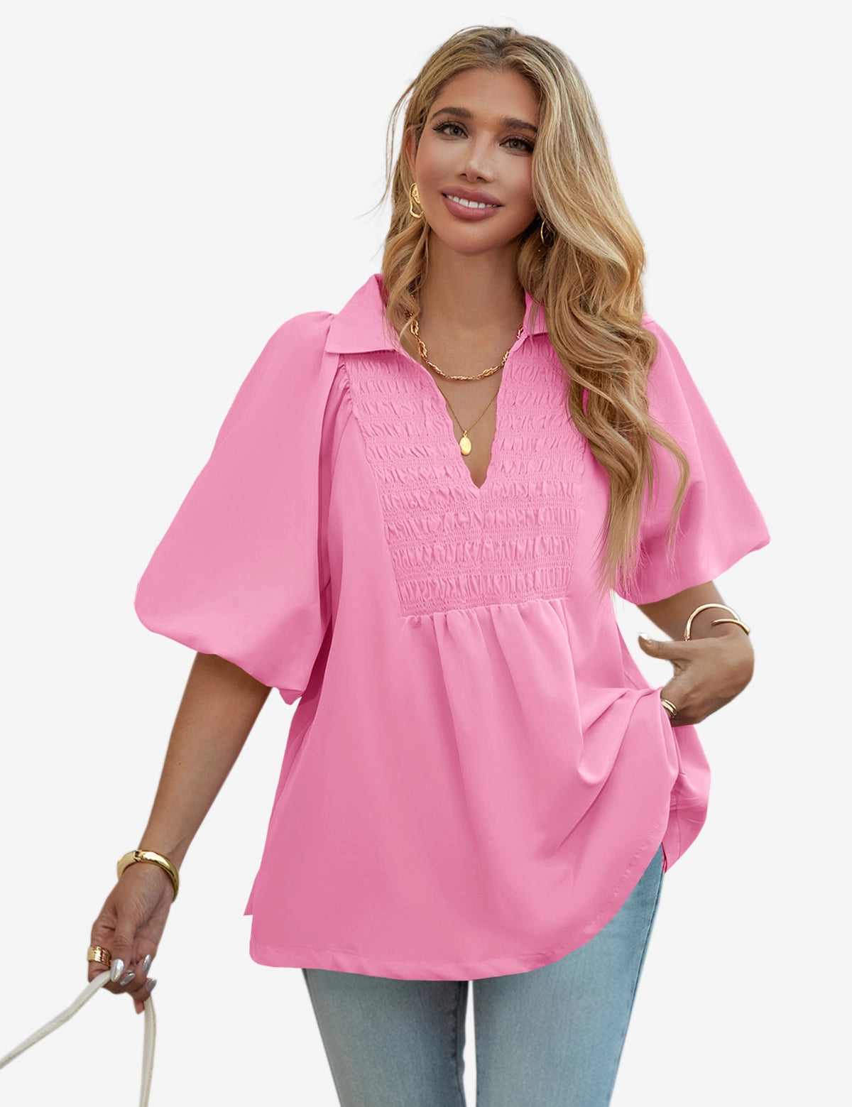 Womens Pink Cap Sleeve Sweater Vest 1