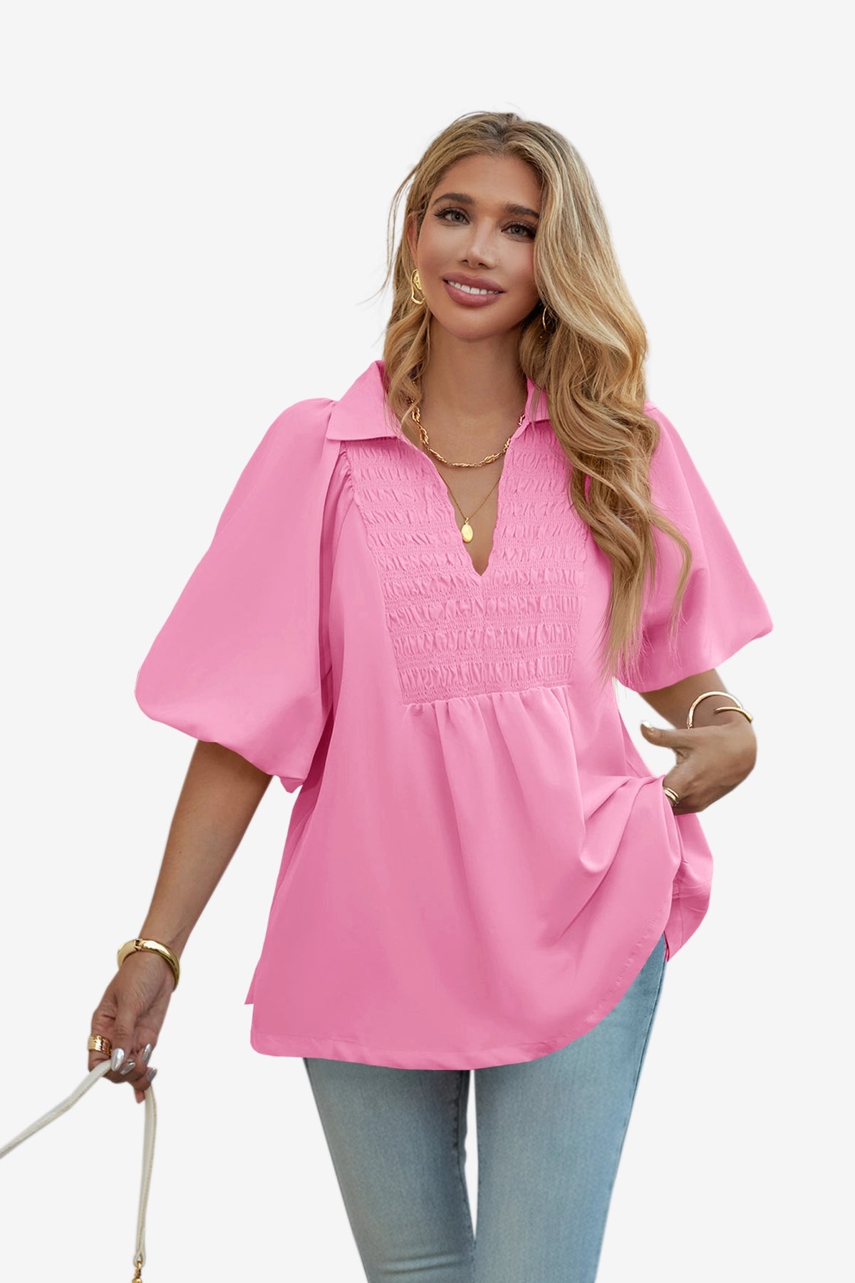 Womens Pink Cap Sleeve Sweater Vest 1
