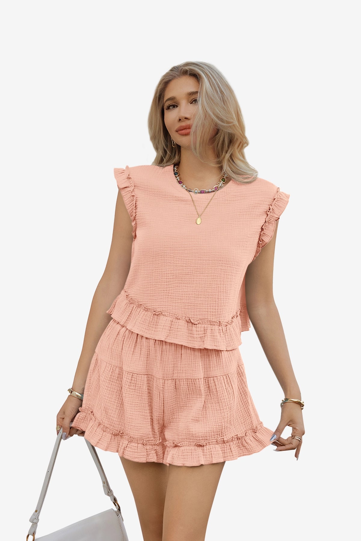 Womens Pink Pajamas Lounge Sets