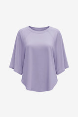 Womens Purple Summer Oversized T-shirts 2