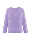 Womens Purple Long Sleeve T Shirts 3