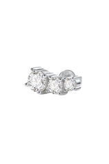 Womens Silver 18k Gold Plated Stud Earrings 1