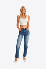 Womens WashBlue Skinny Jeans 1