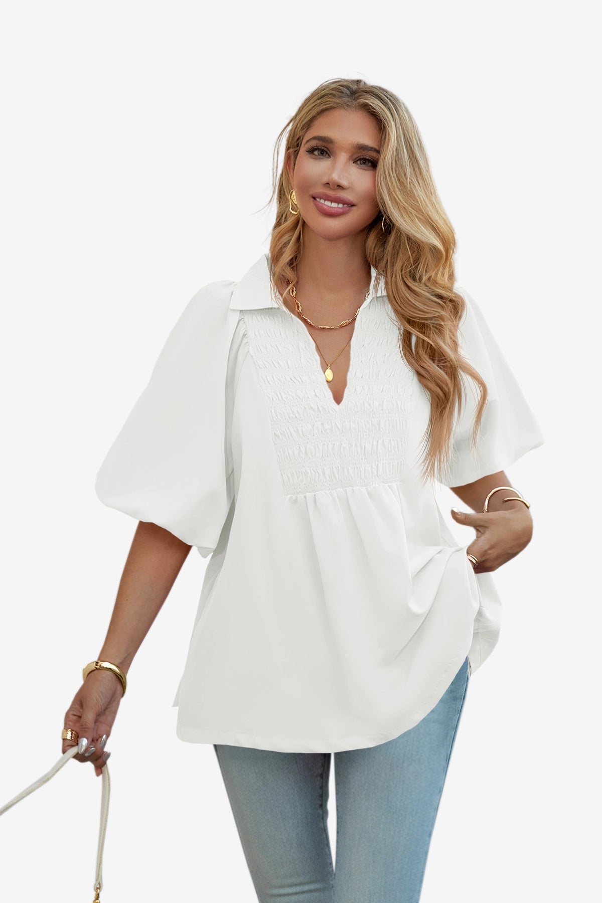 Womens White Cap Sleeve Sweater Vest 1
