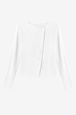 Womens White Long Sleeve Tops | CicyBell