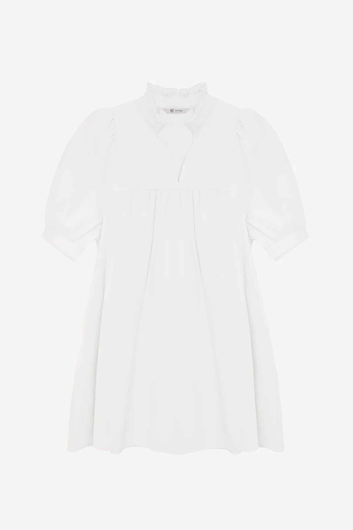 Womens White V Neck Dress | CicyBell