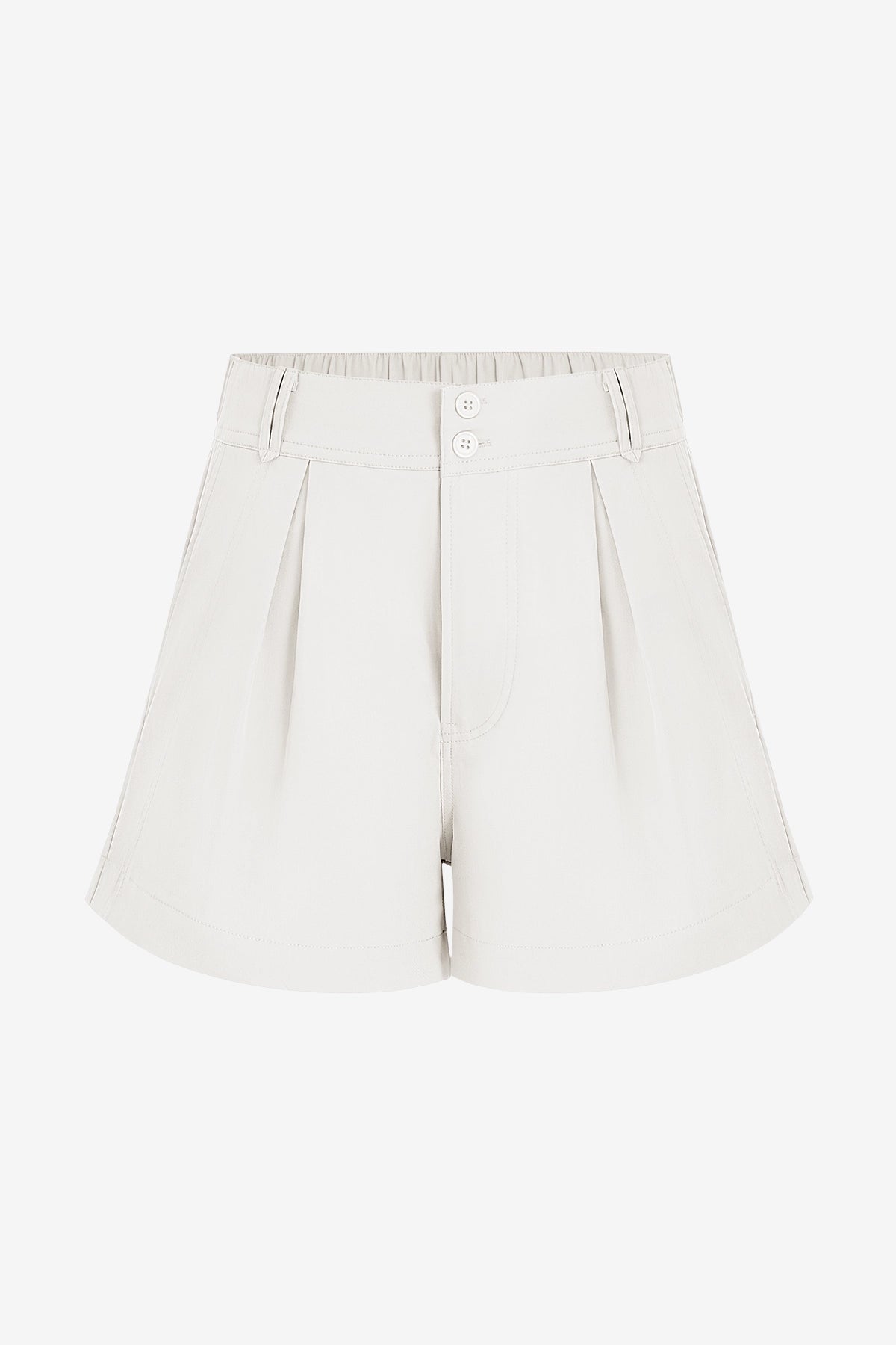 Womens White High Waisted Shorts | CicyBell