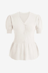 Womens White Knit Sweaters 2