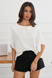 Womens White Oversized T Shirts 3