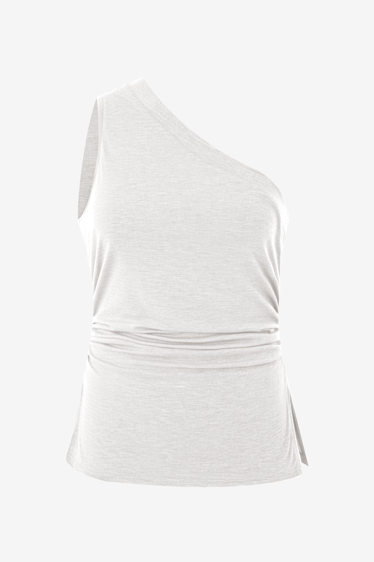 Womens White One Shoulder Tank Tops | CicyBell