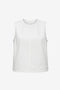 Womens White Denim Vest 2