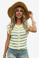 Womens Yellow Sweater Tops 1