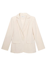 Cicy Bell Womens Apricot Casual Work Blazers