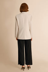 Cicy Bell Womens Apricot Casual Work Blazers