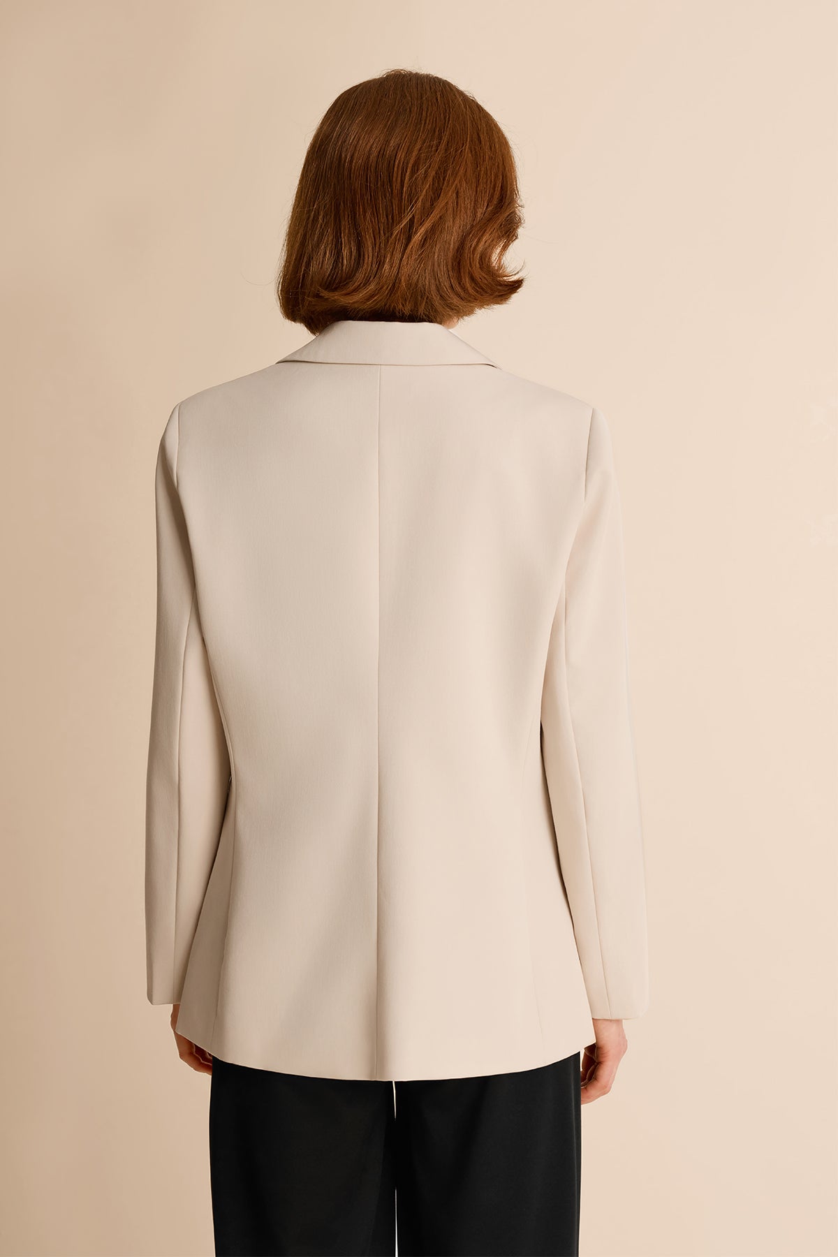 Cicy Bell Womens Apricot Casual Work Blazers