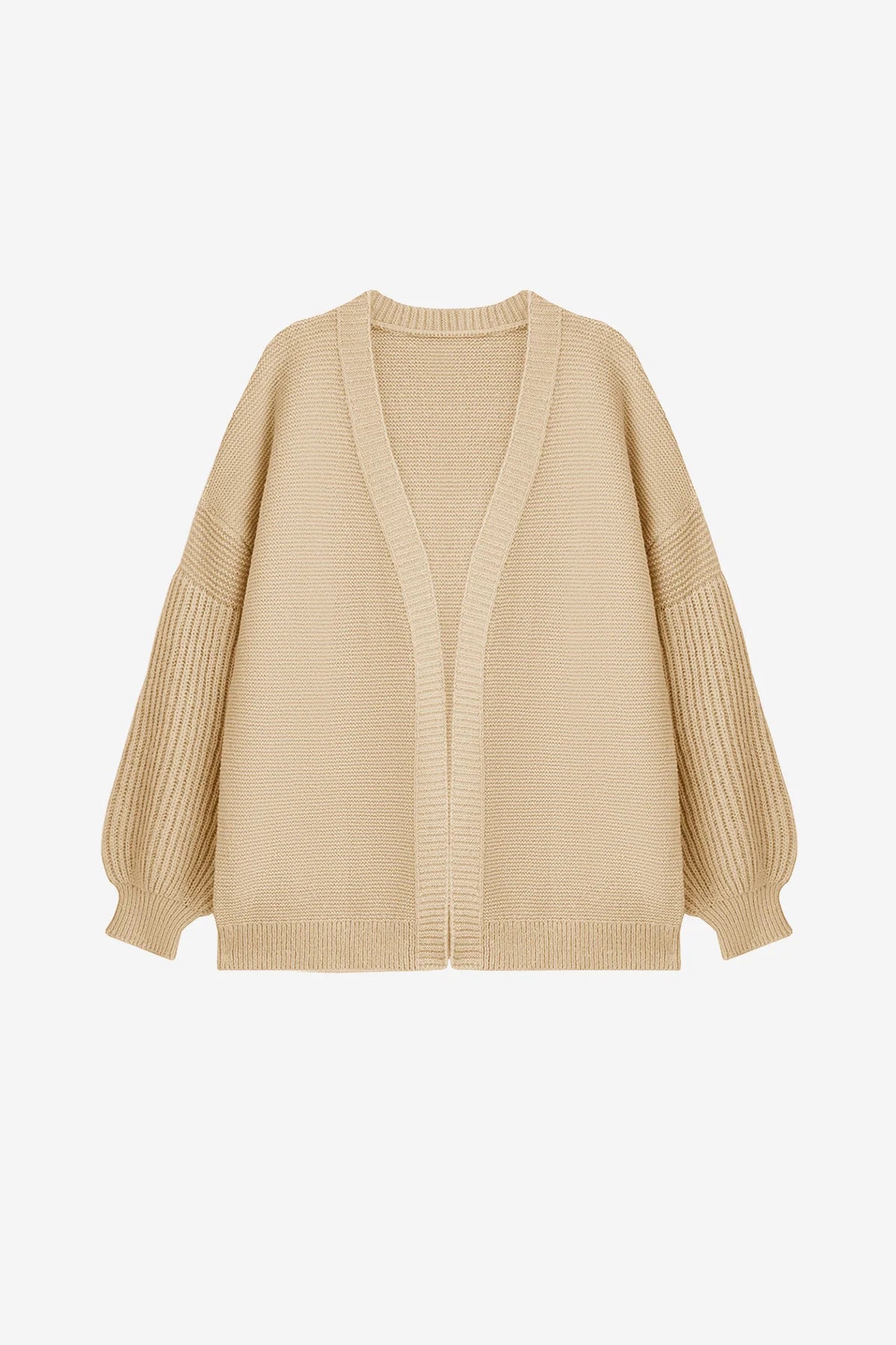 Womens Apricot Oversized Cardigan Sweaters | CicyBell