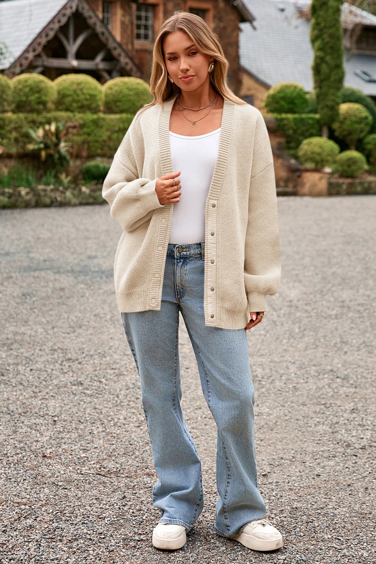 Cicy Bell Women's Oversized Chunky Cardigan3