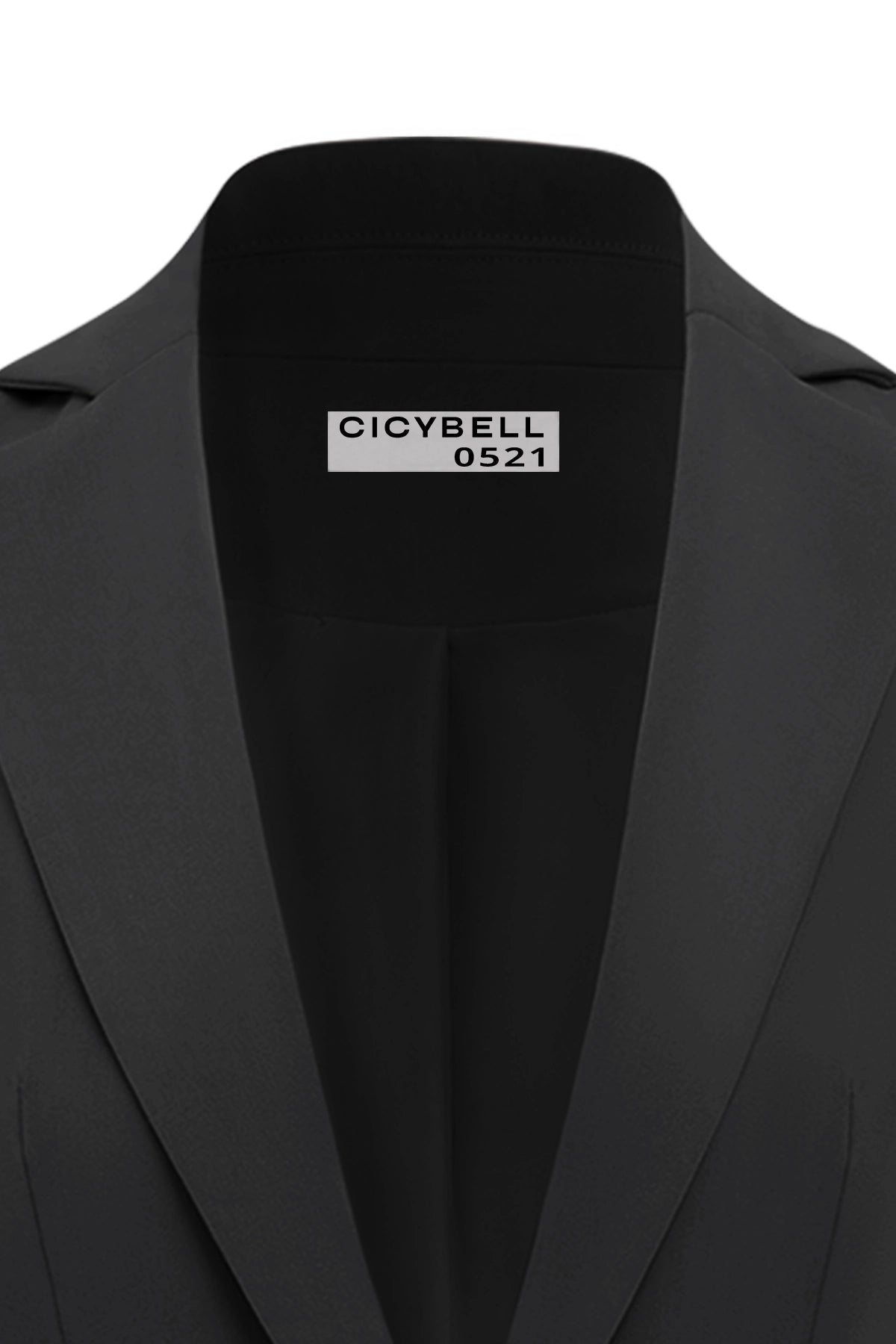 CICY BELL 0521 Womens Black Casual Work Blazers