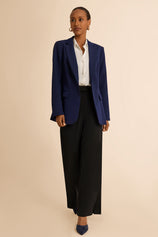 Cicy Bell Womens Black Casual Work Blazers