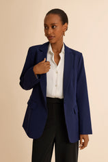 Cicy Bell Womens Black Casual Work Blazers