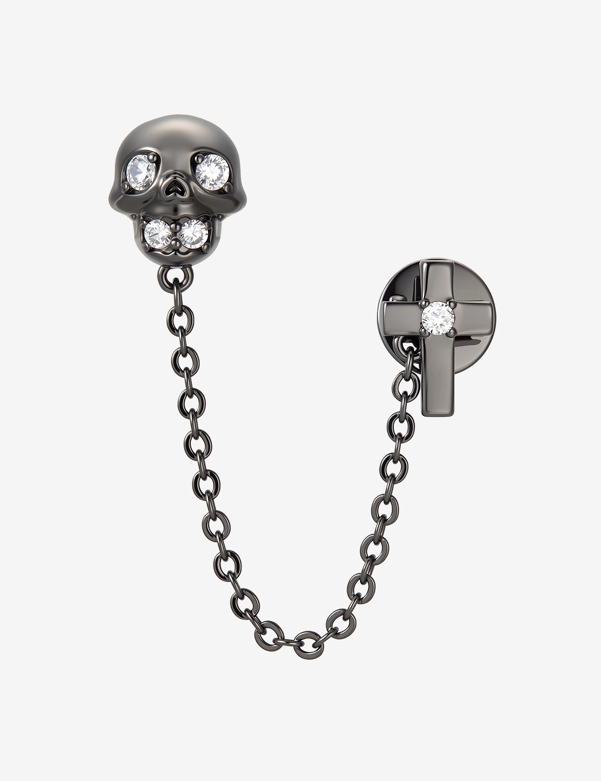 Cicy Bell Halloween Skull Brooch1