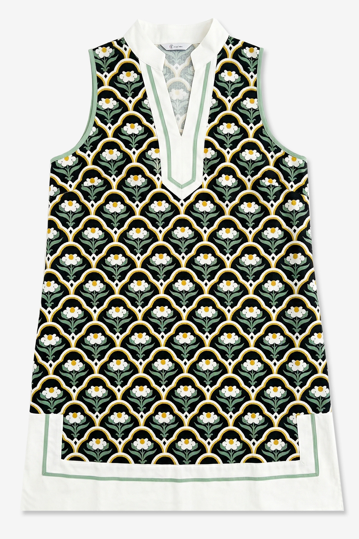 Womens Black Summer Floral Printed Mini Dress  | CicyBell