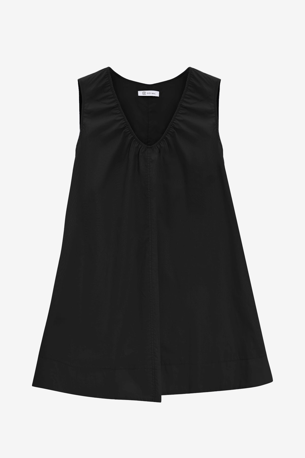 Womens  Black Babydoll Tank Mini Dress | CicyBell