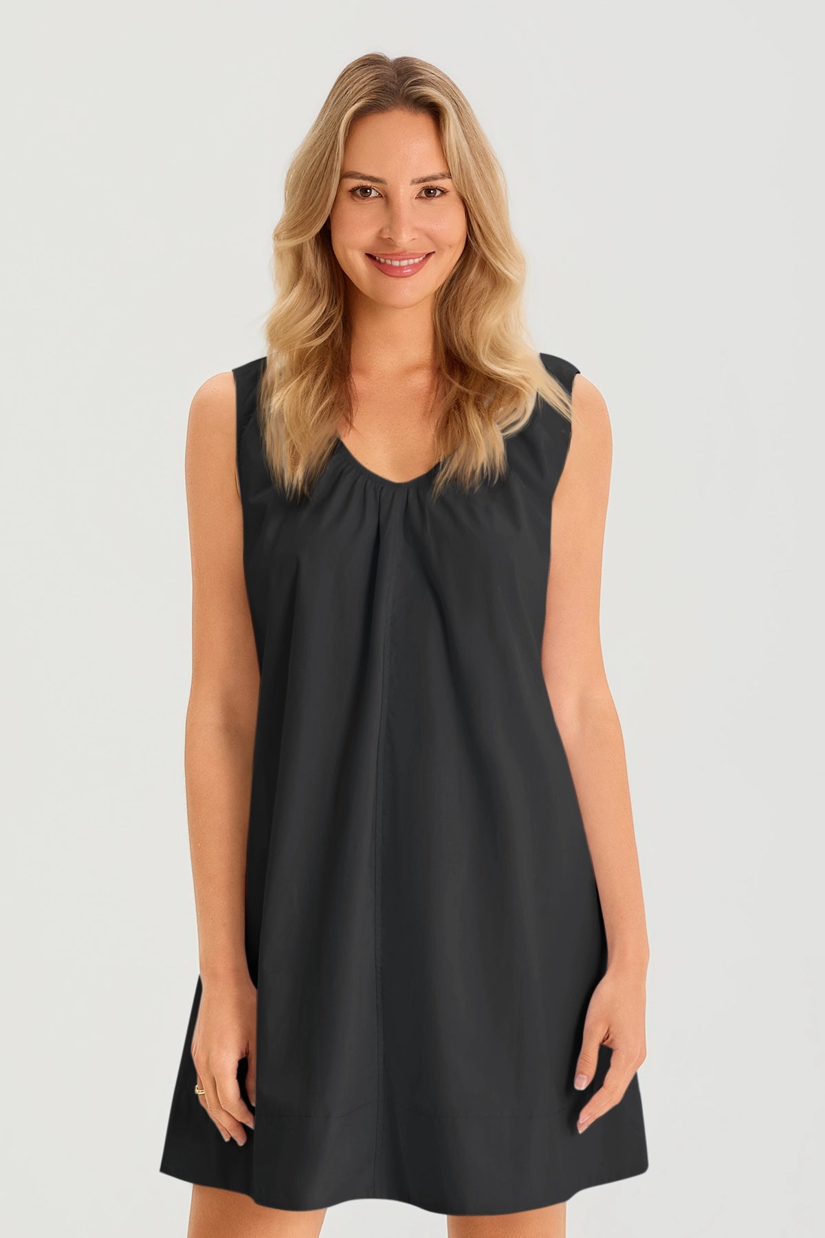 Cicy Bell Women's Babydoll Tank Mini Dress2