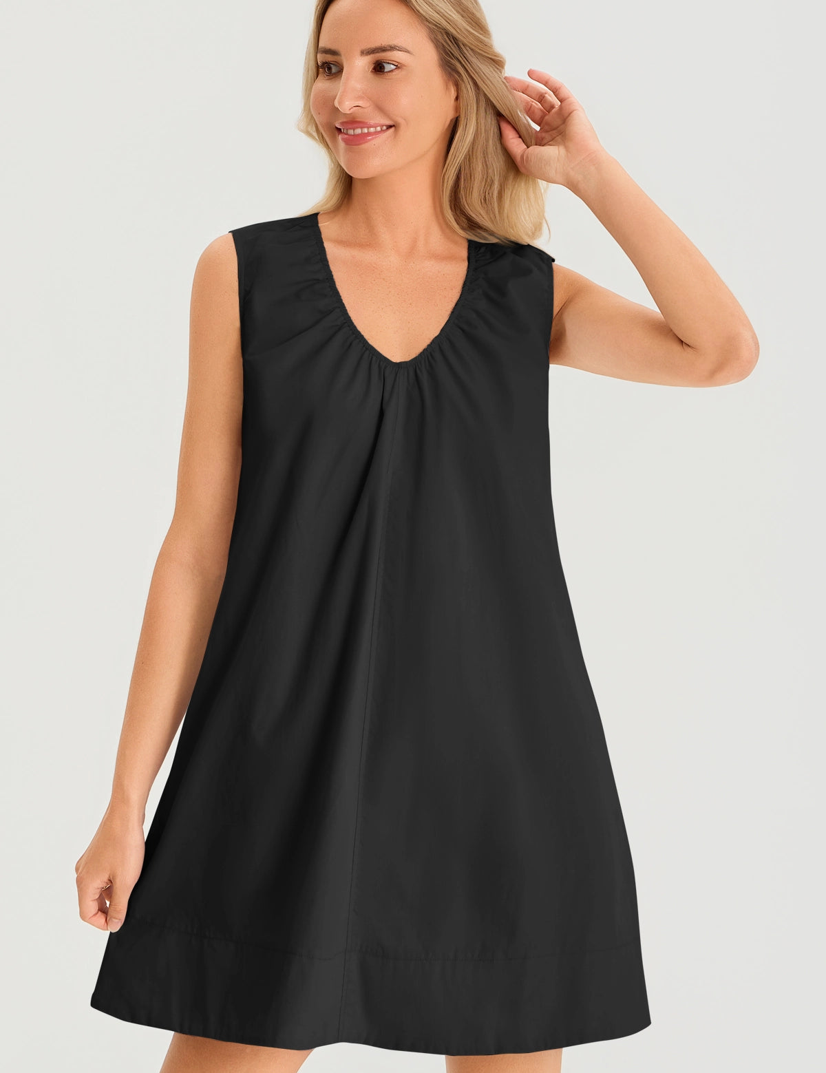 Cicy Bell Women's Babydoll Tank Mini Dress3