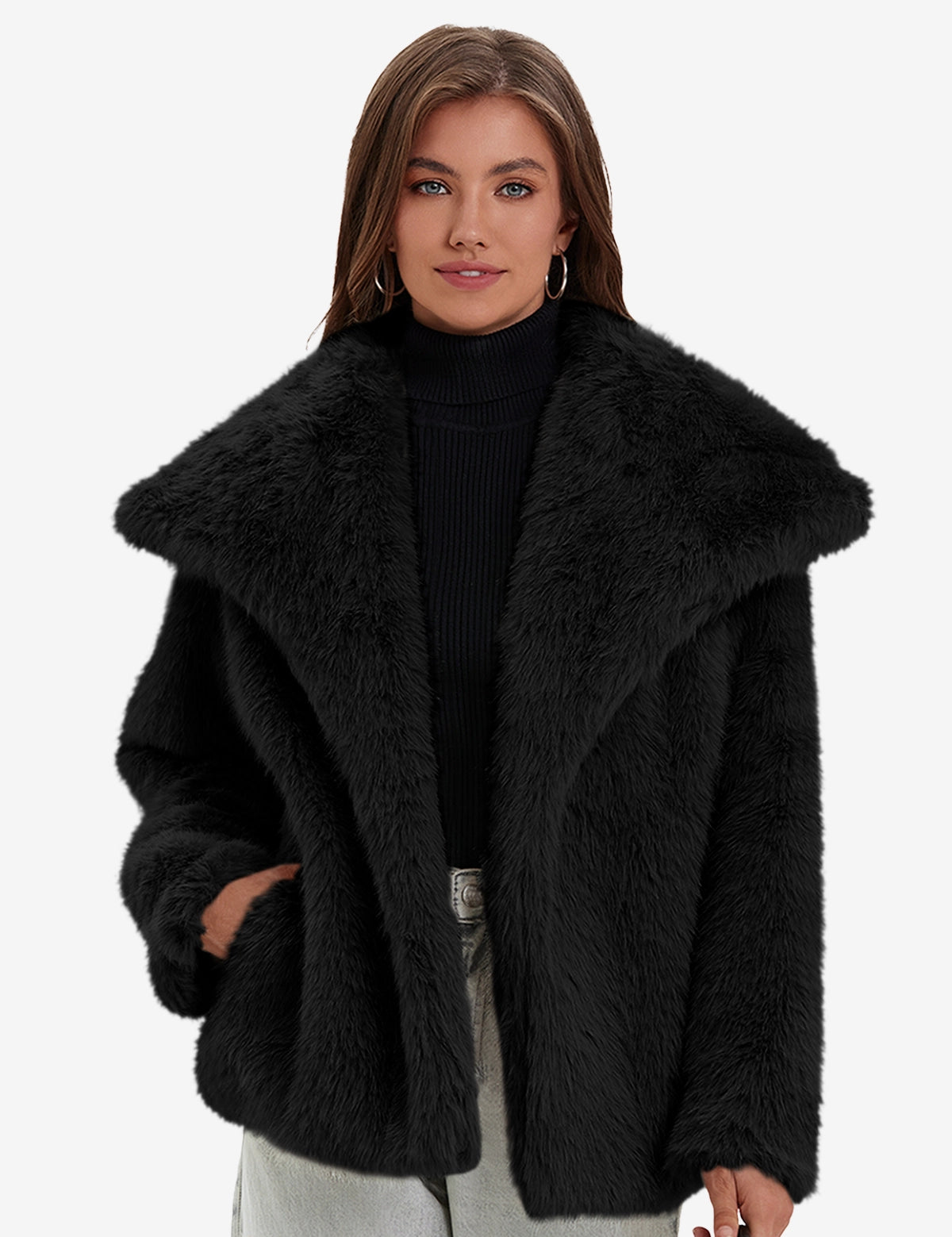  Women's Faux Fur Coat 1