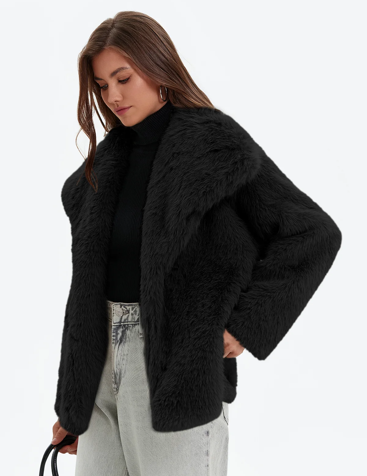  Women's Faux Fur Coat 2