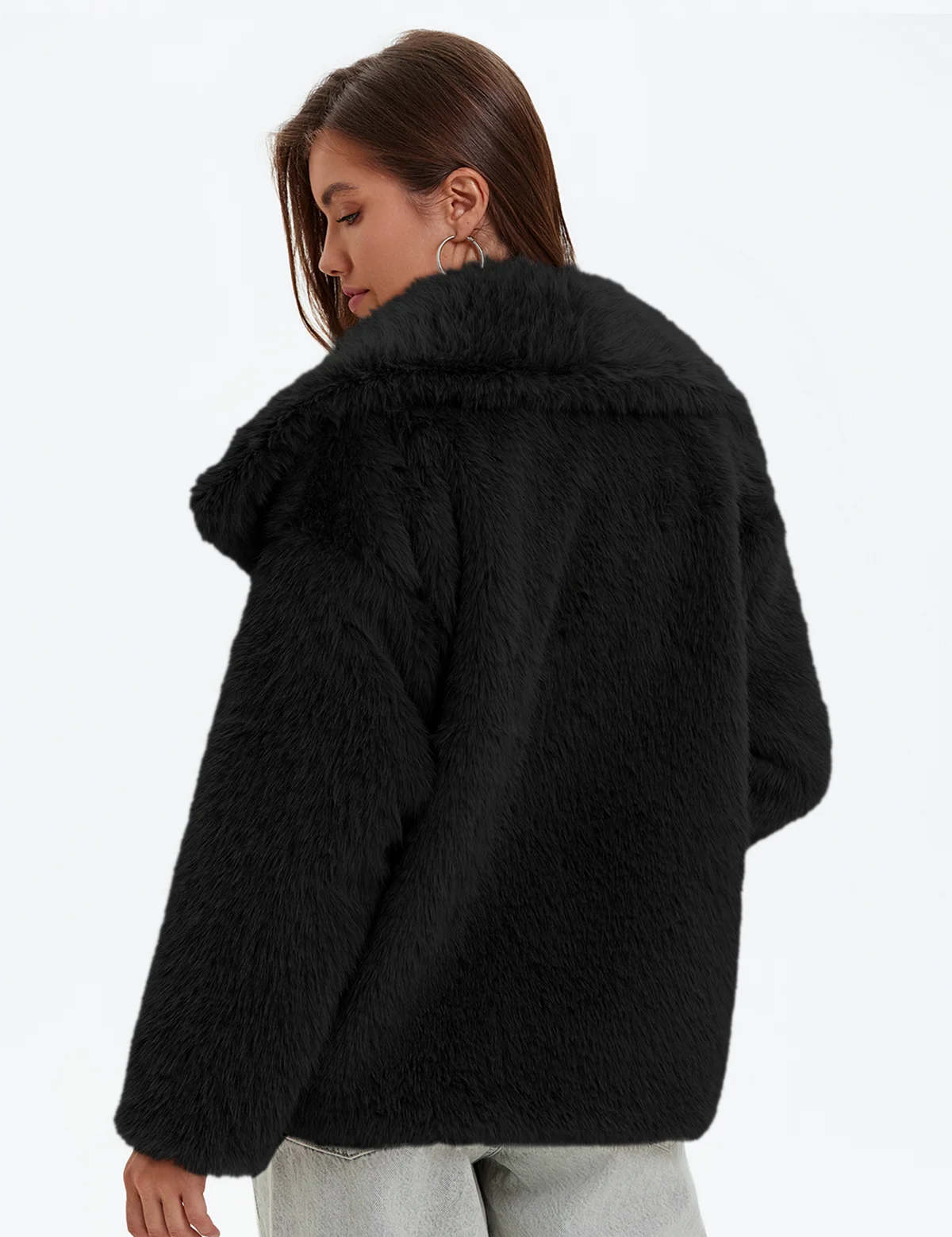  Women's Faux Fur Coat 3