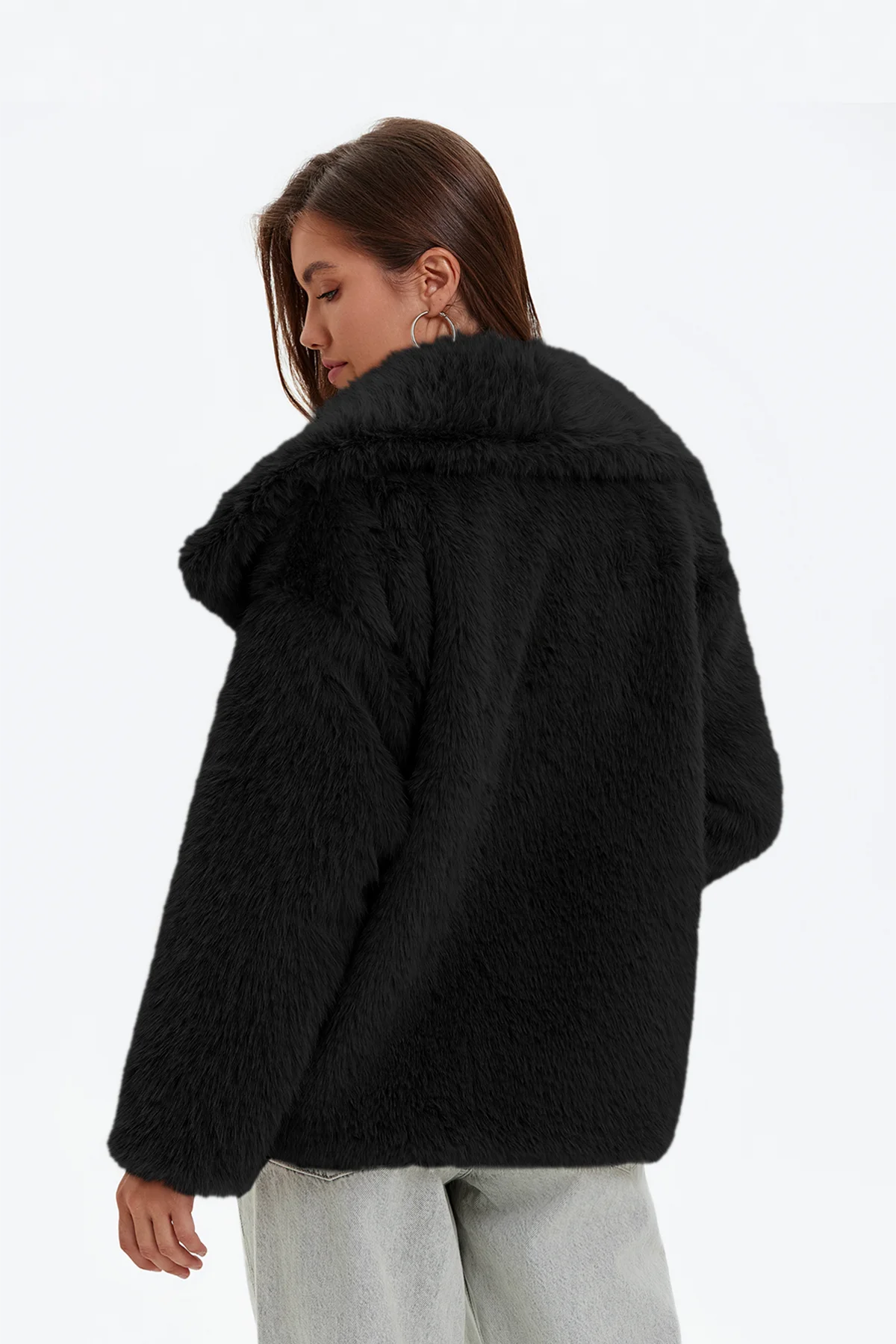  Women's Faux Fur Coat 3